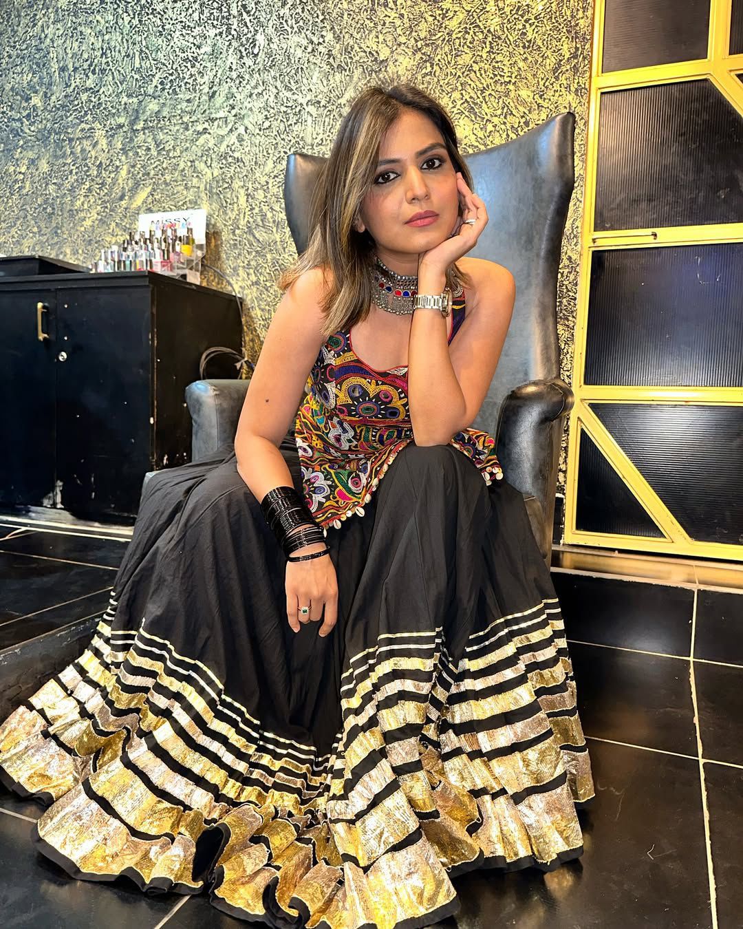 Gamthi Styles Navratri Lehenga Choli