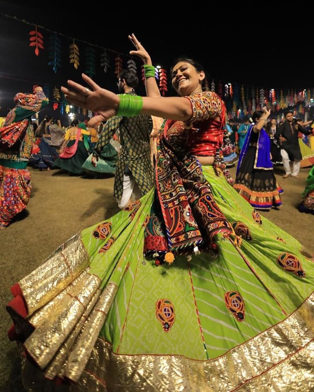 Garba Flair Fables Navratri Lehenga Choli
