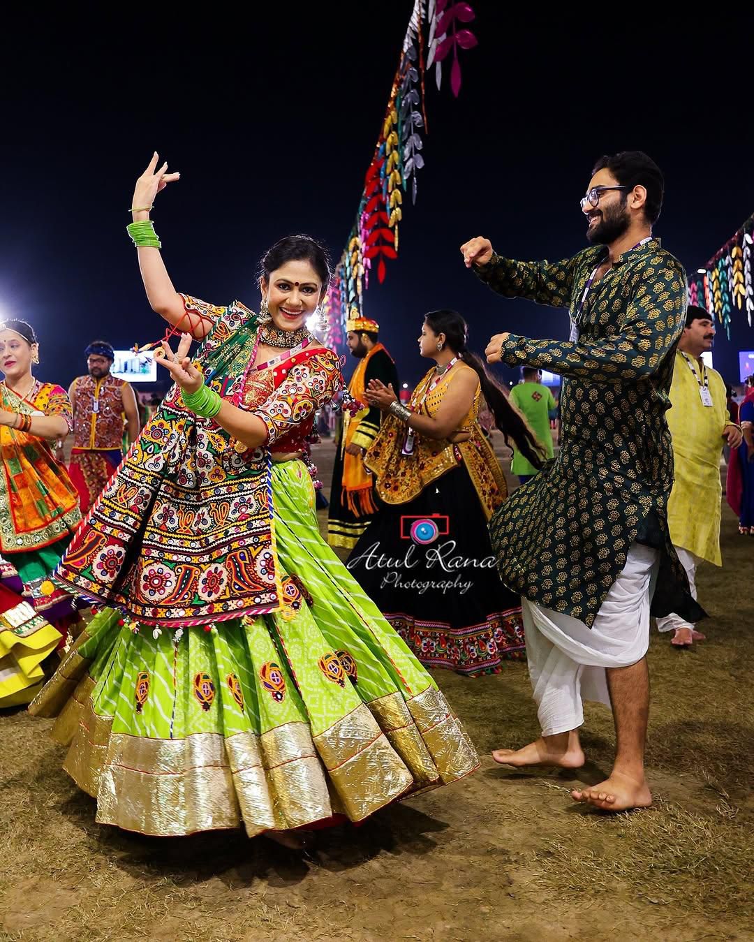 Garba Flair Fables Navratri Lehenga Choli