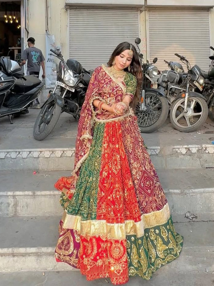 PopRaas FestoChic Navratri Lehenga Choli