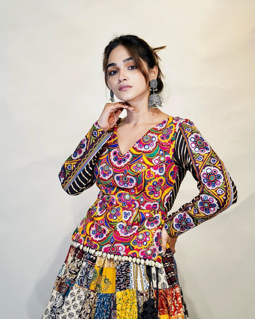 Trishakti Threads Navratri Lehenga Choli
