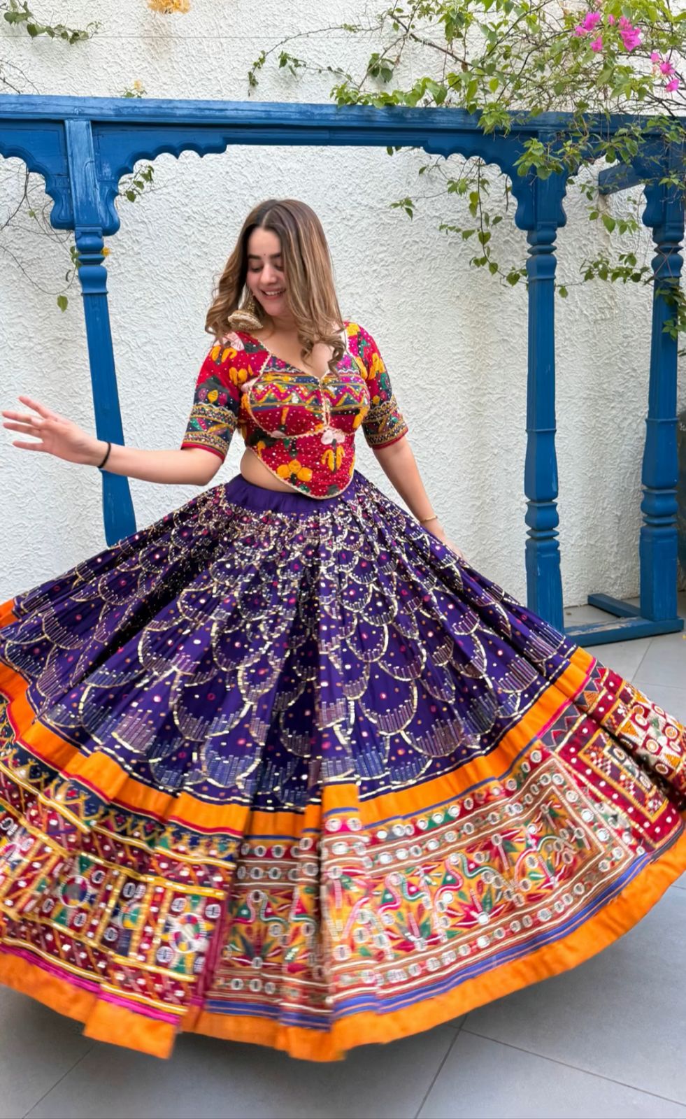 Patta Vastra Navratri Lehenga Choli