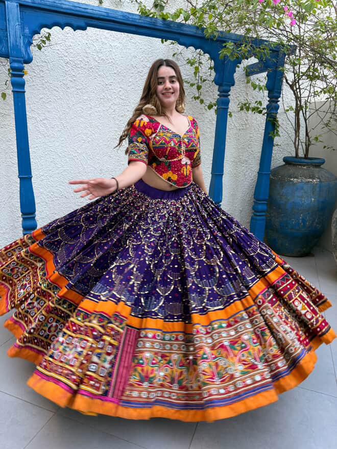 Patta Vastra Navratri Lehenga Choli