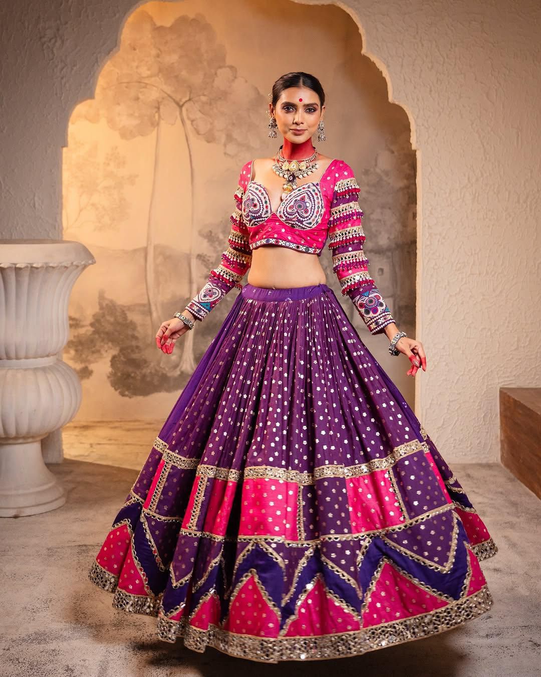 Rustic Riwaz Navratri Lehenga Choli