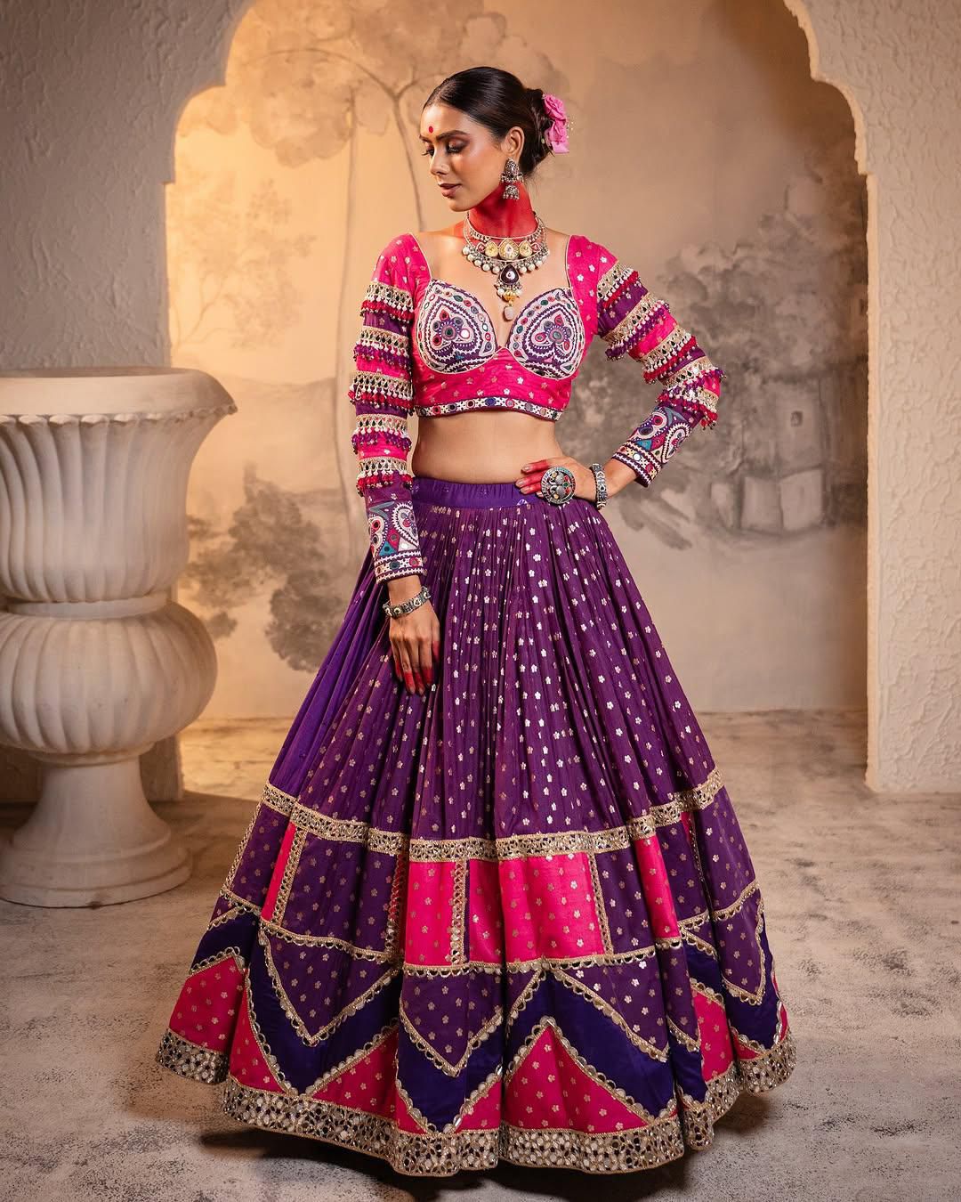 Rustic Riwaz Navratri Lehenga Choli
