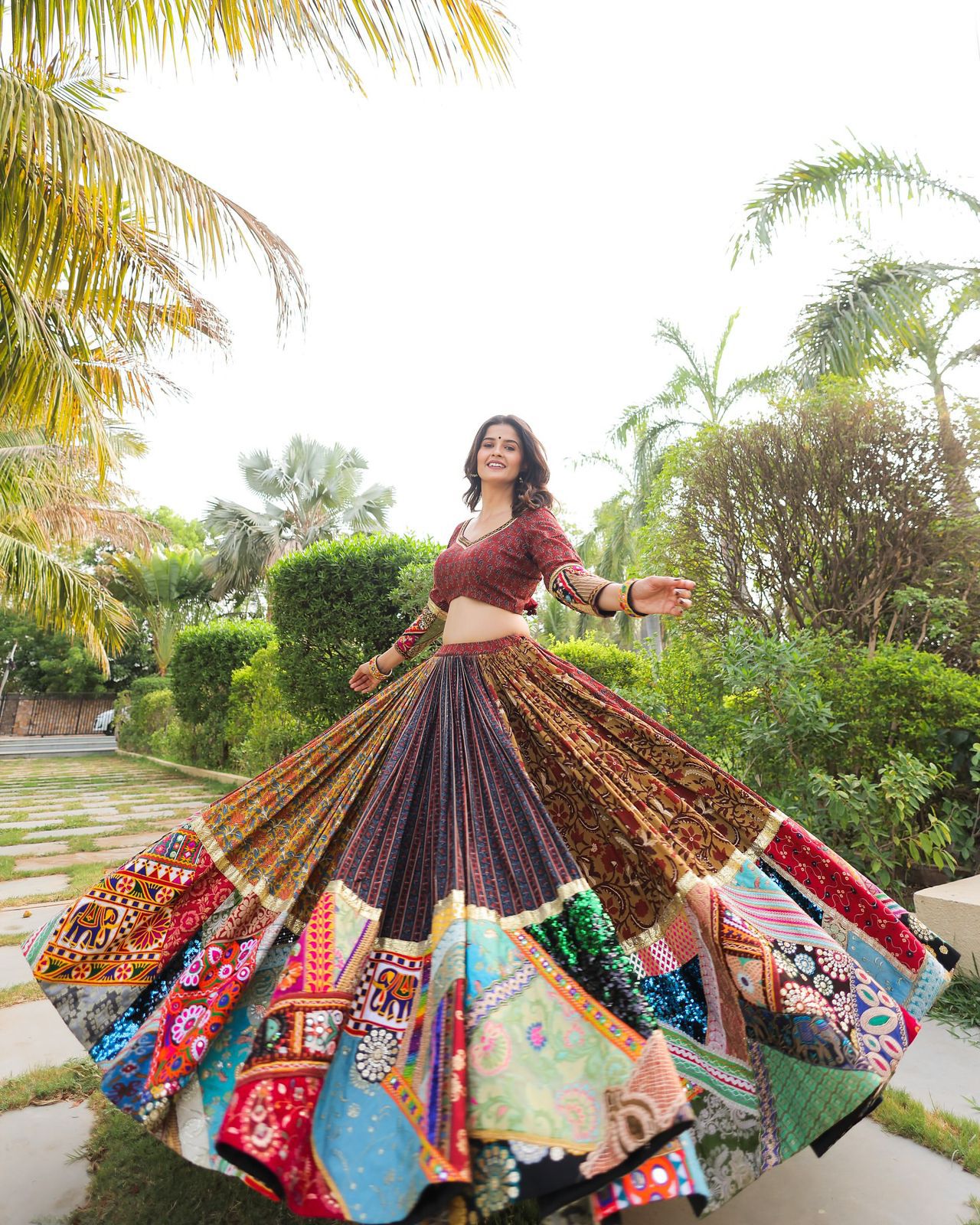 Pari Pankh Navratri Lehenga Choli