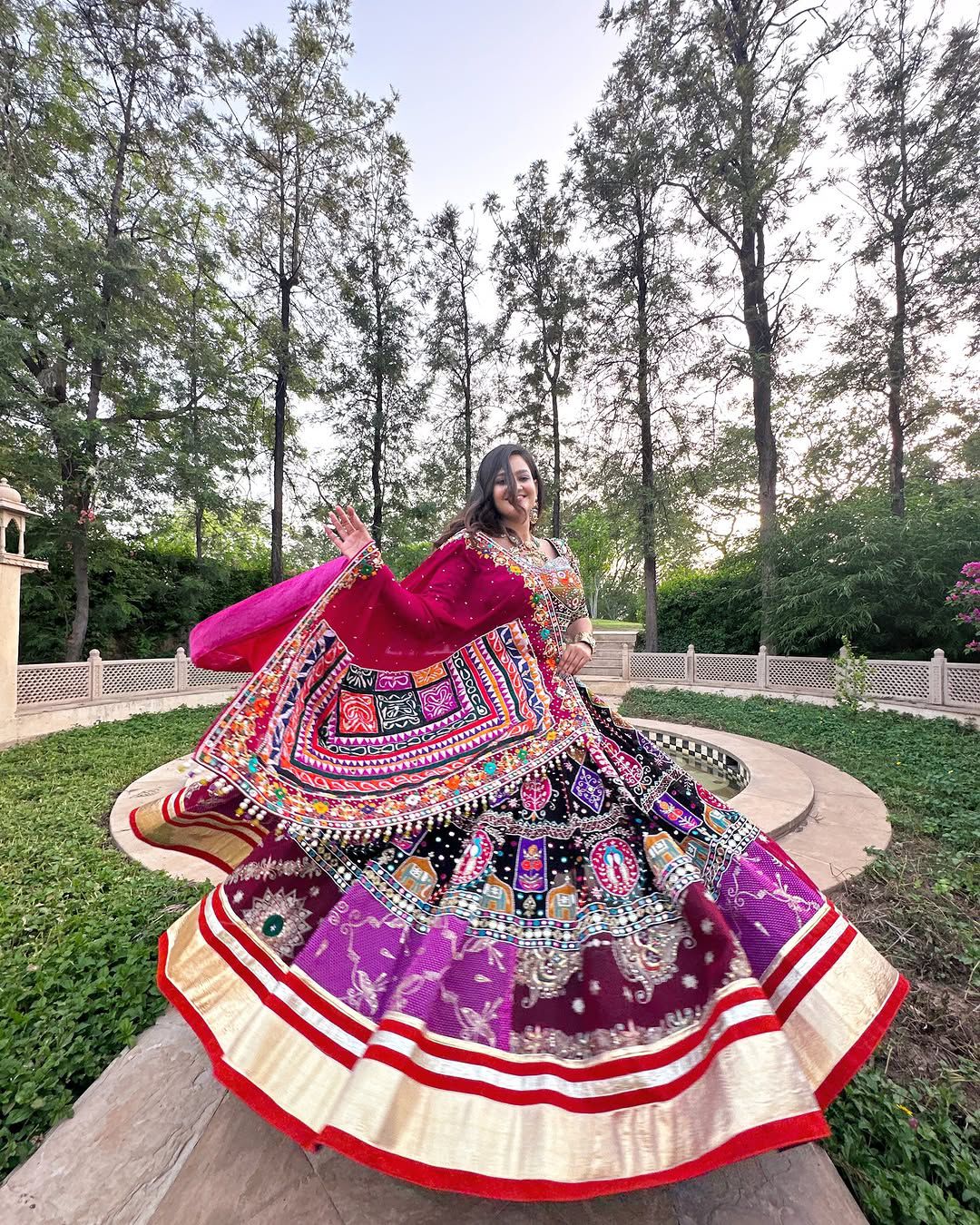 Rainbow Nihaar Navratri Lehenga Choli