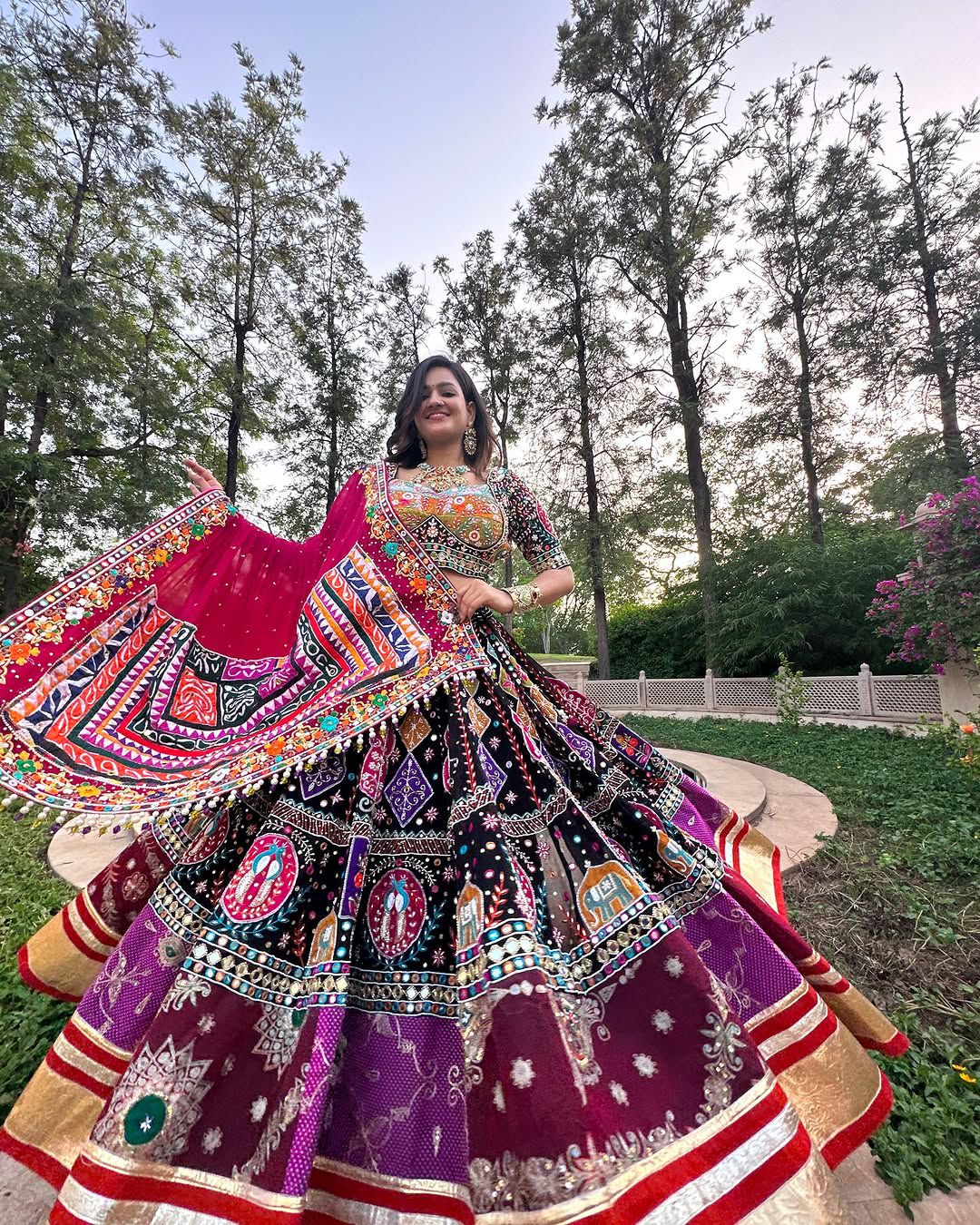 Rainbow Nihaar Navratri Lehenga Choli