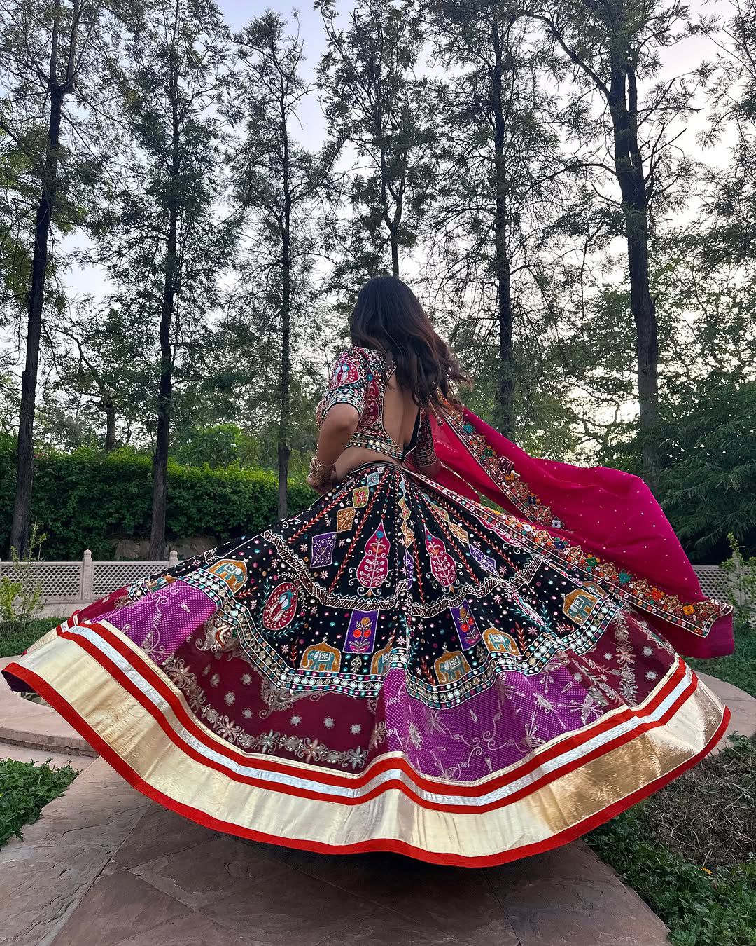 Rainbow Nihaar Navratri Lehenga Choli