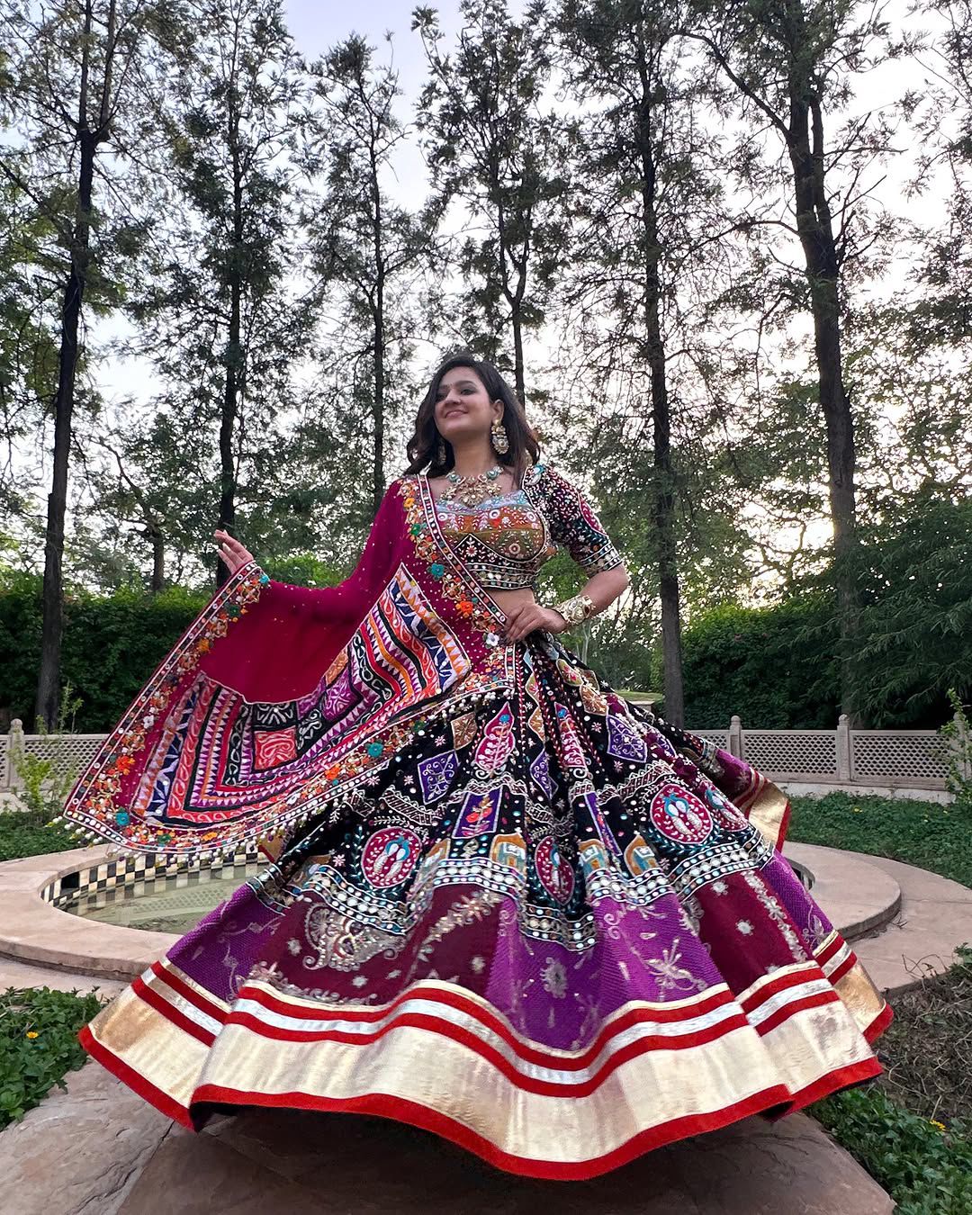 Rainbow Nihaar Navratri Lehenga Choli