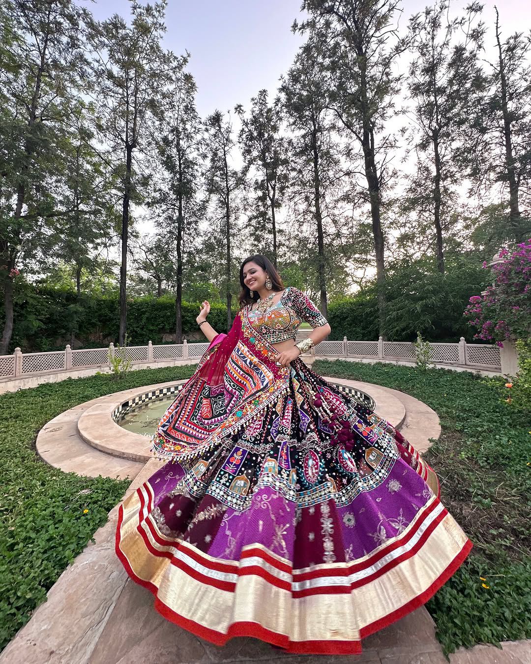 Rainbow Nihaar Navratri Lehenga Choli