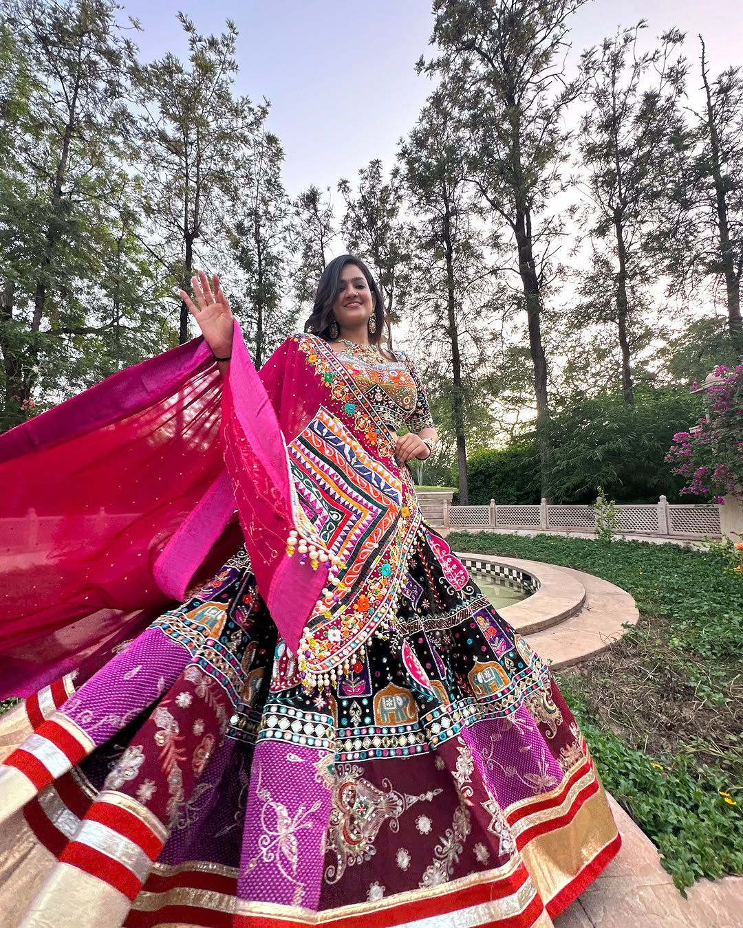Rainbow Nihaar Navratri Lehenga Choli