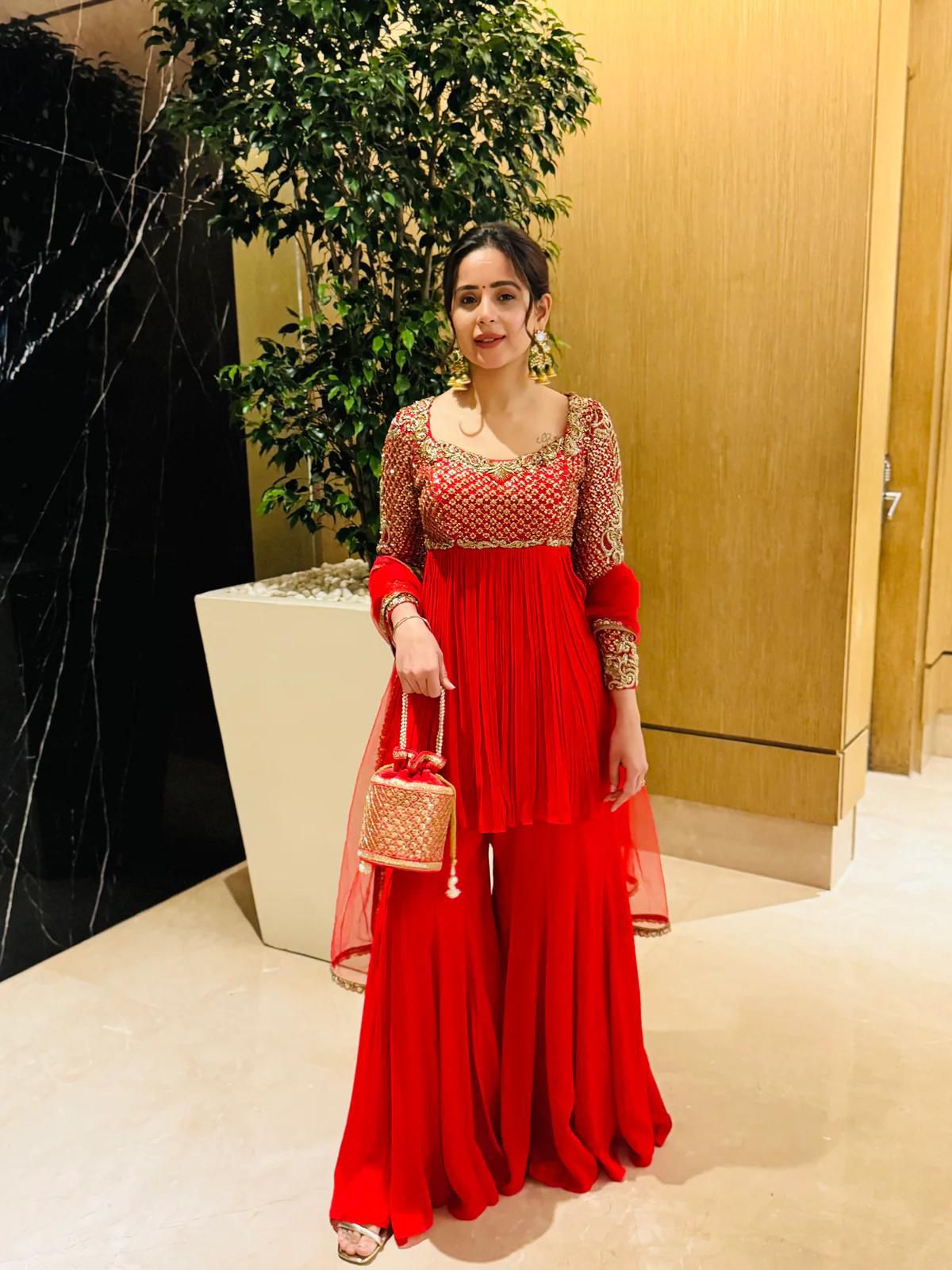 GlamAura Sharara Set