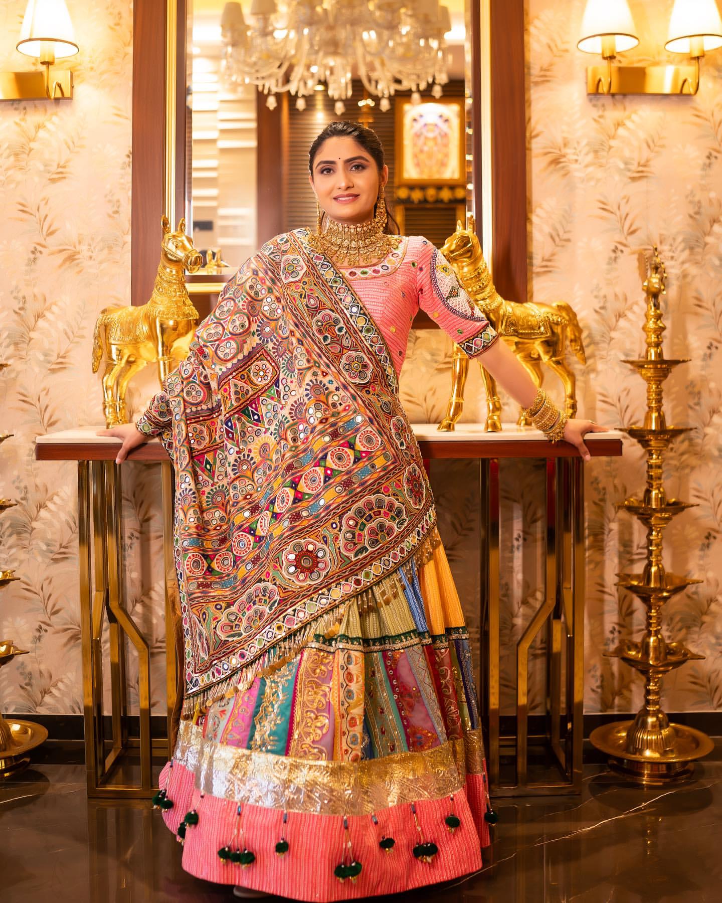 TikTok Twirl Navratri Lehenga Choli