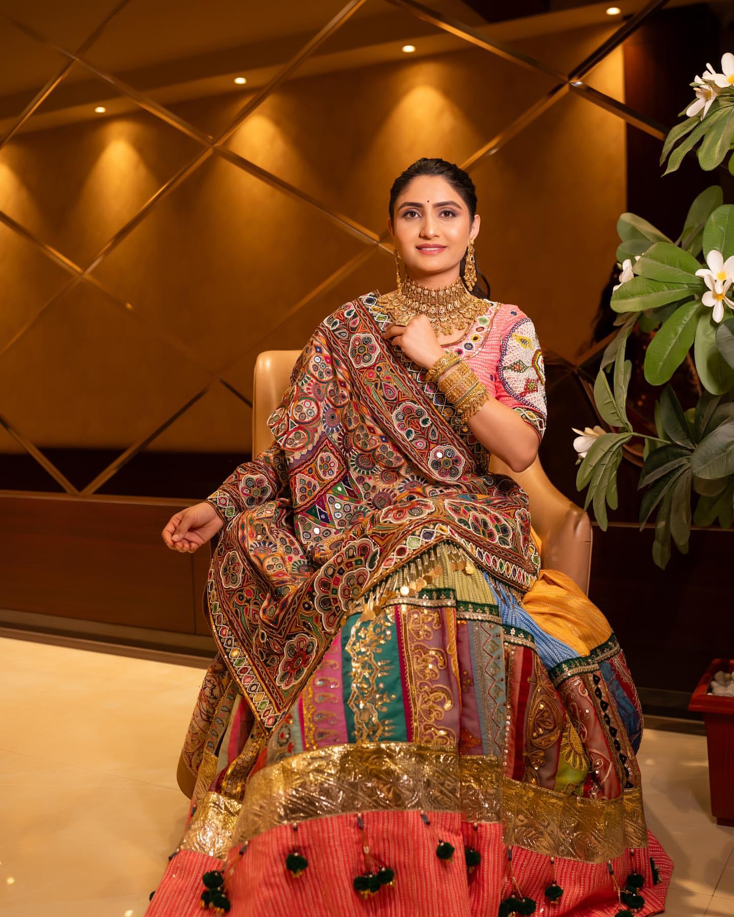 TikTok Twirl Navratri Lehenga Choli