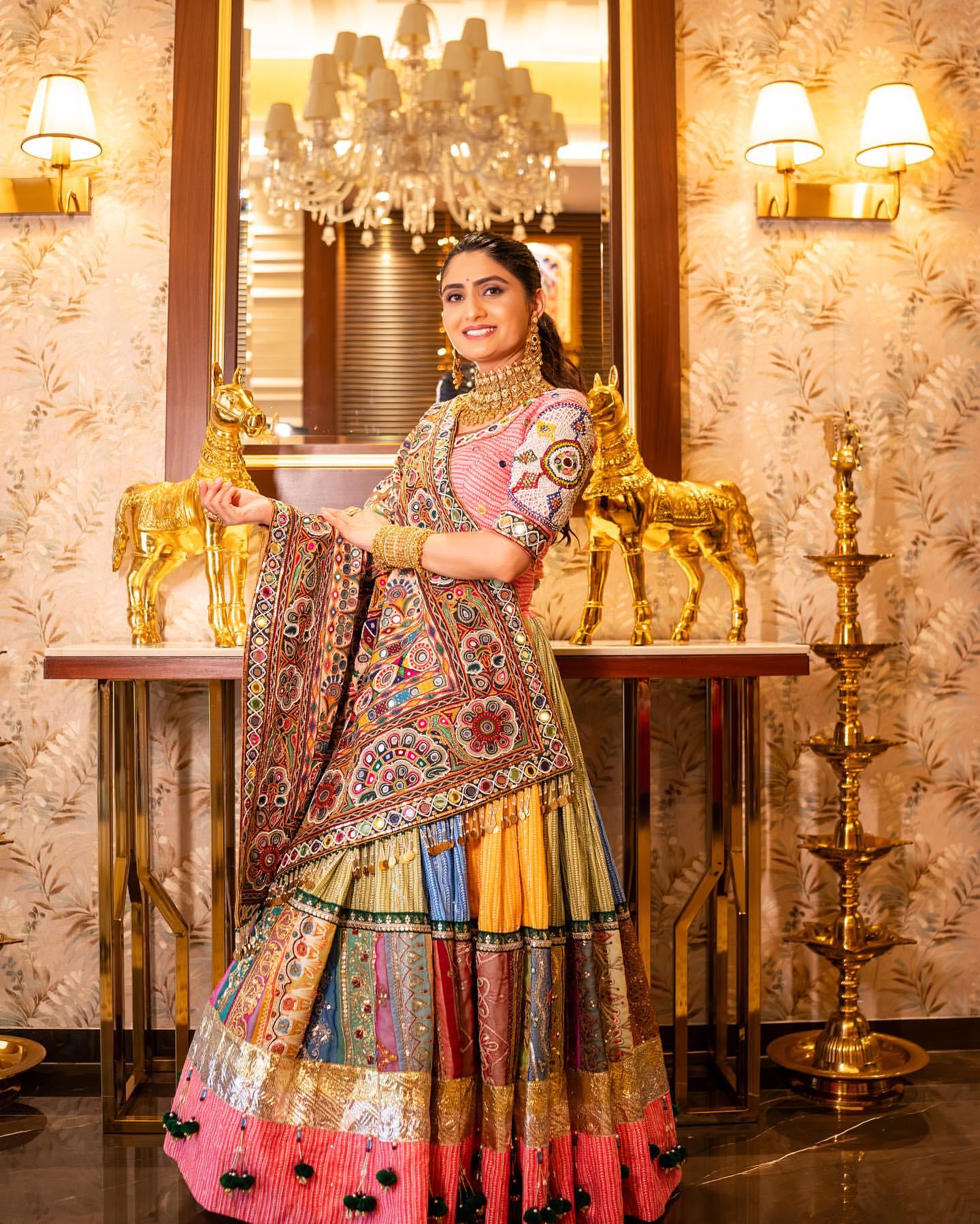TikTok Twirl Navratri Lehenga Choli