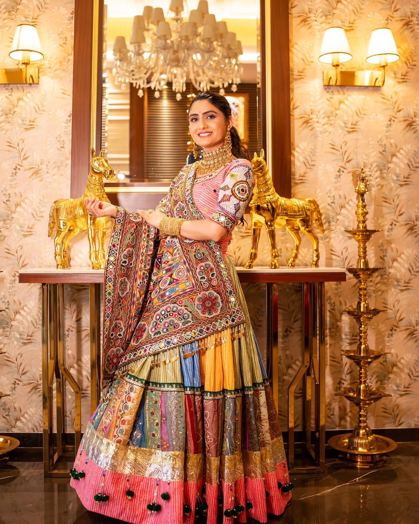 TikTok Twirl Navratri Lehenga Choli