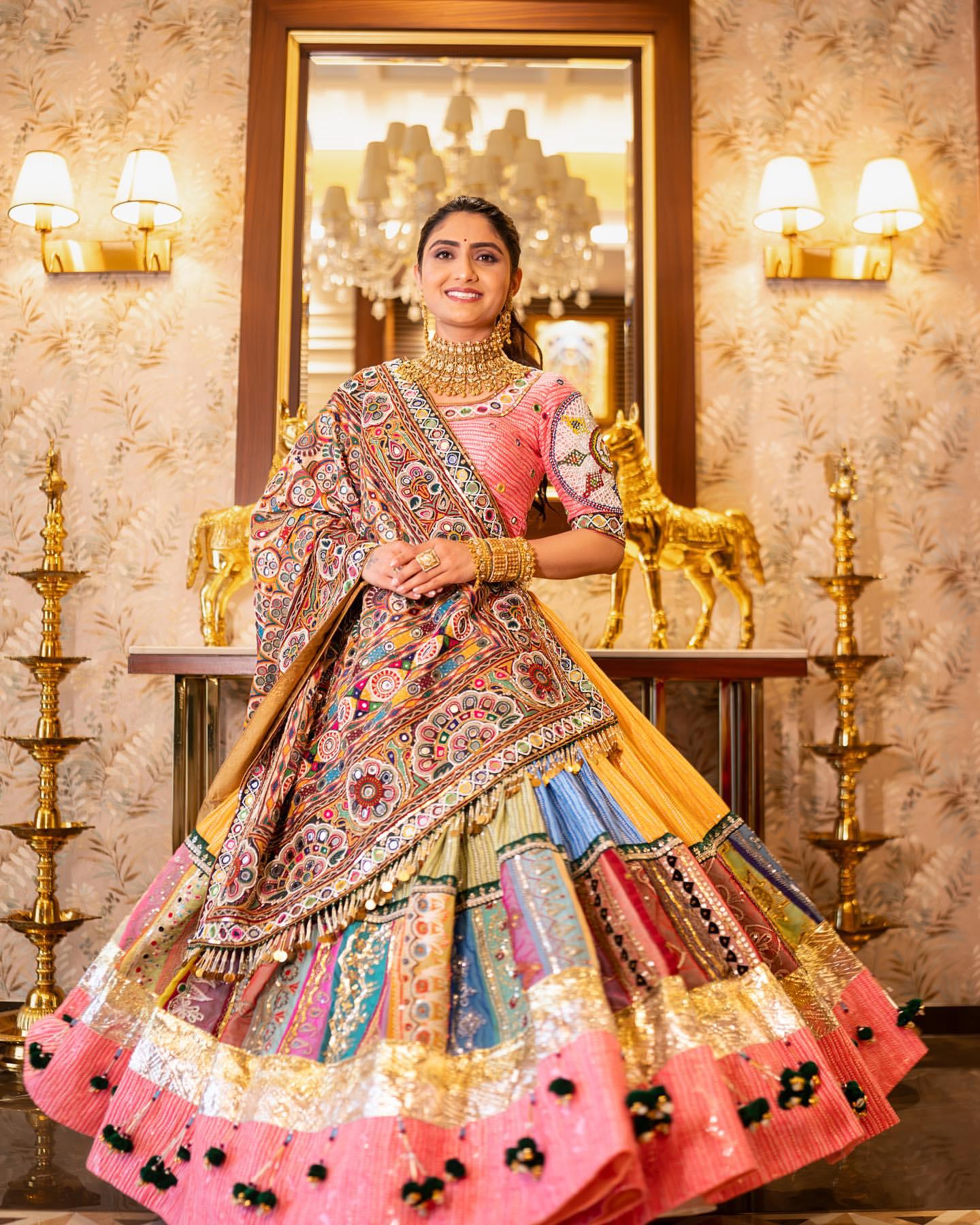 TikTok Twirl Navratri Lehenga Choli