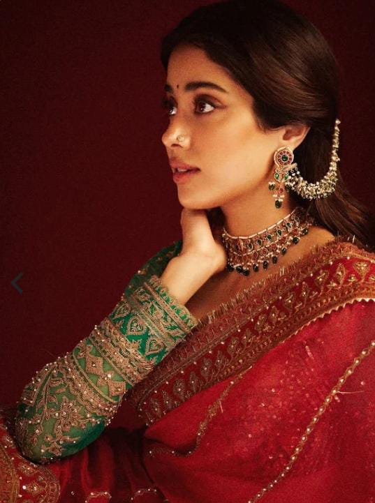 Laal Ishq Janhvi Kapoor Saree