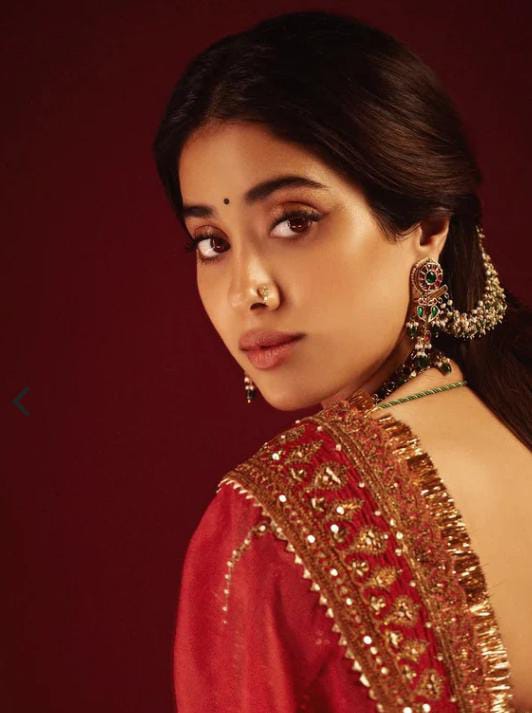 Laal Ishq Janhvi Kapoor Saree