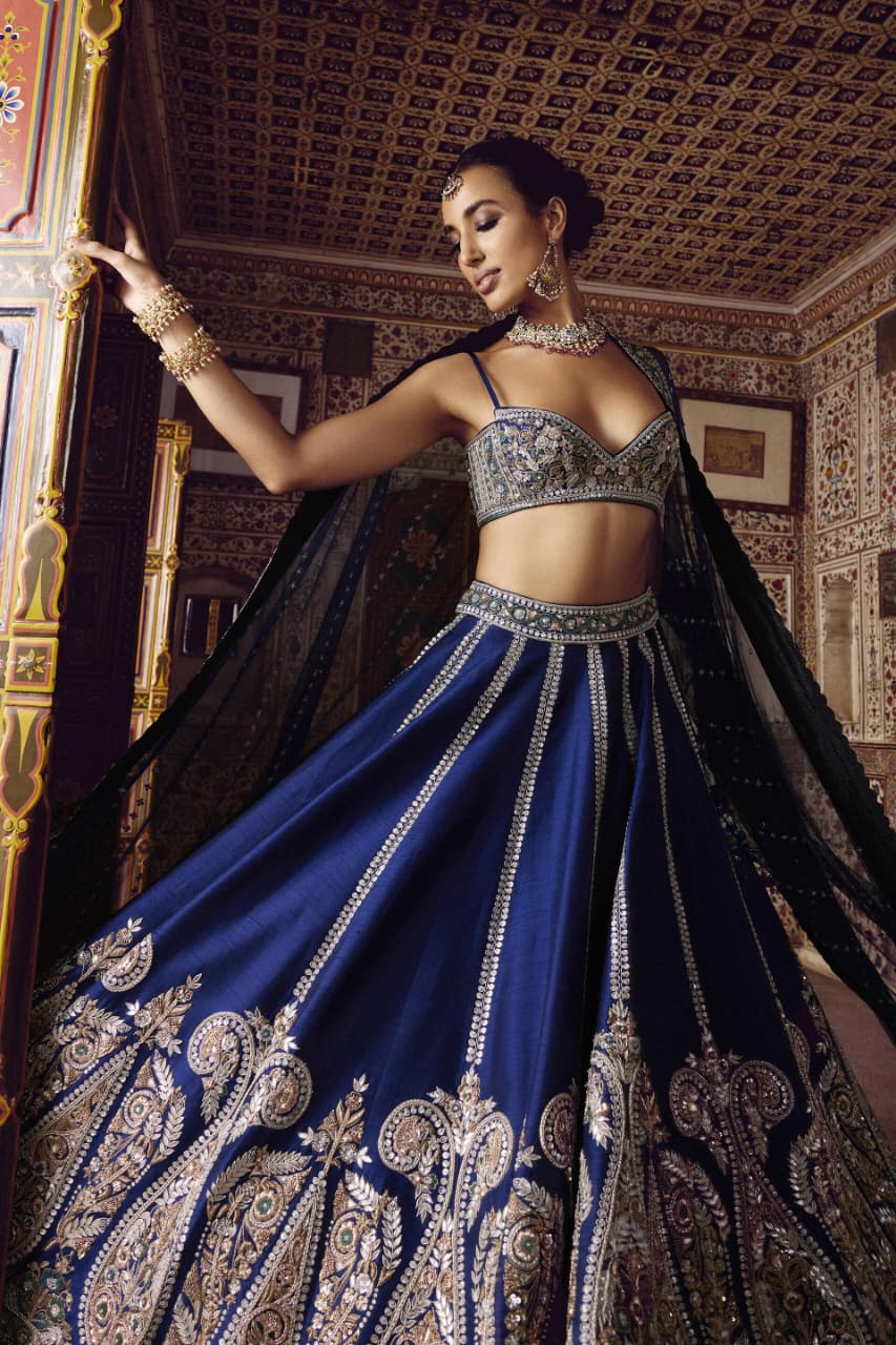 Vermilion Vistara Lehenga Choli