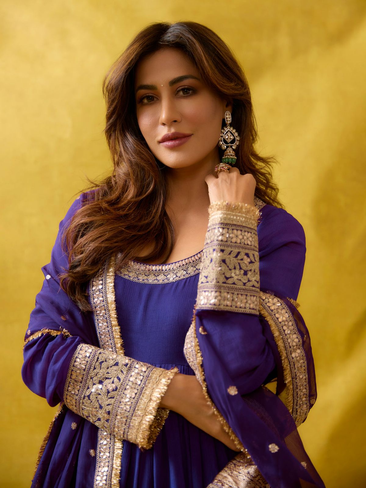 Chitrangda Inspried Gown With Dupatta