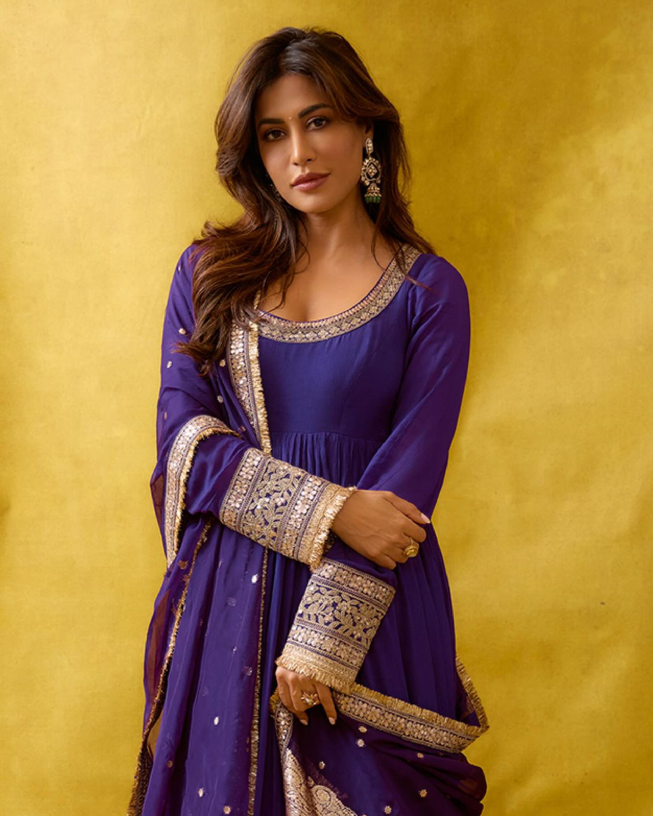 Chitrangda Inspried Gown With Dupatta