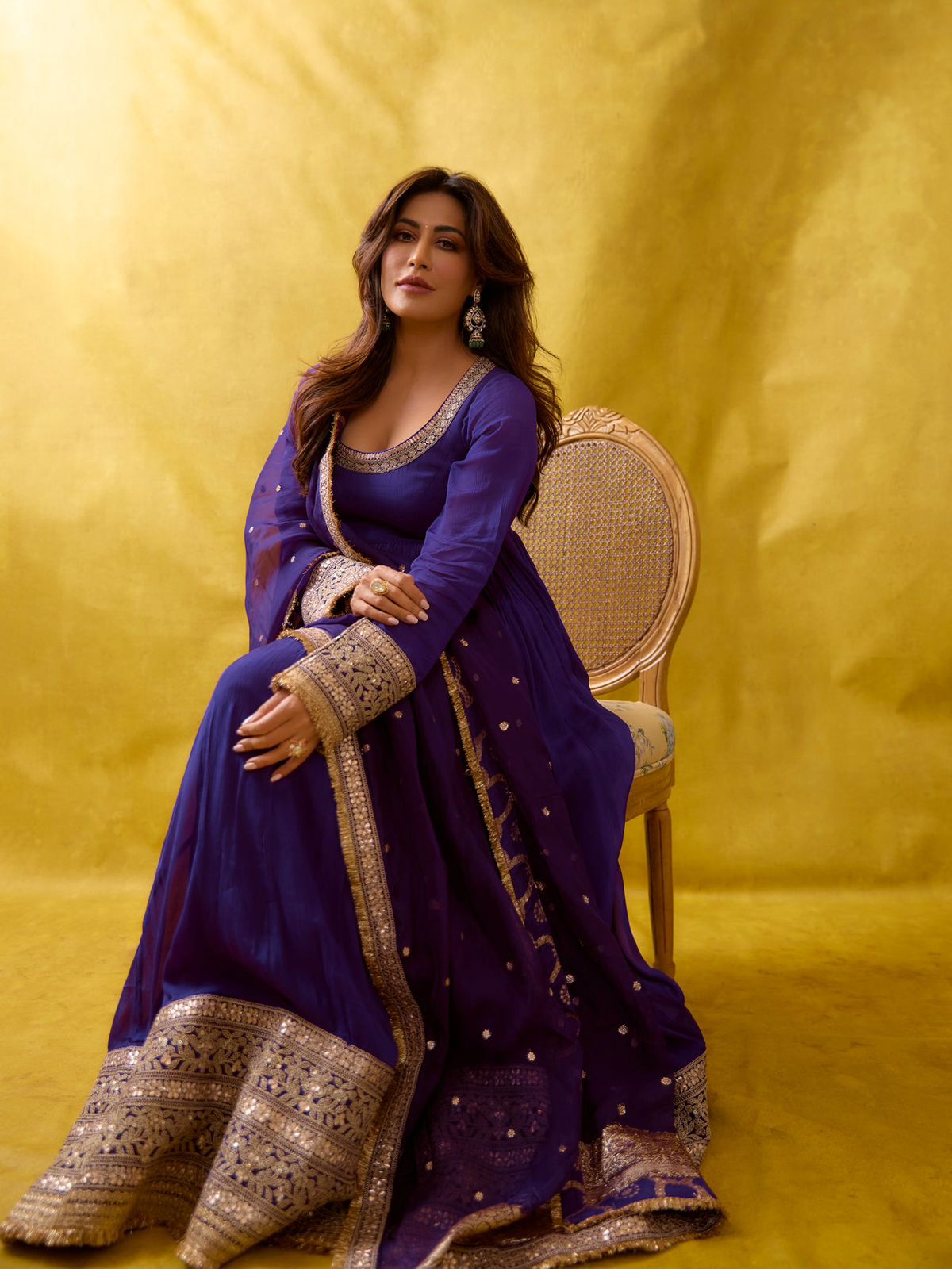 Chitrangda Inspried Gown With Dupatta