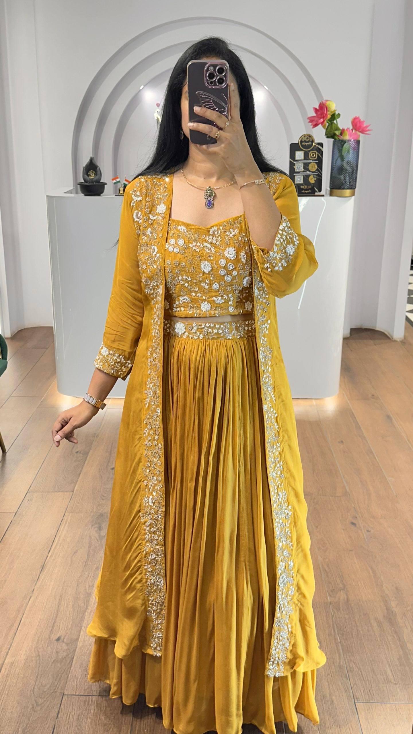 Fusion Empire Jacket Style Lehenga