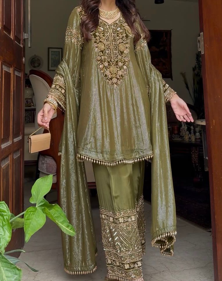 Pistachio Pearl Salwar Suit