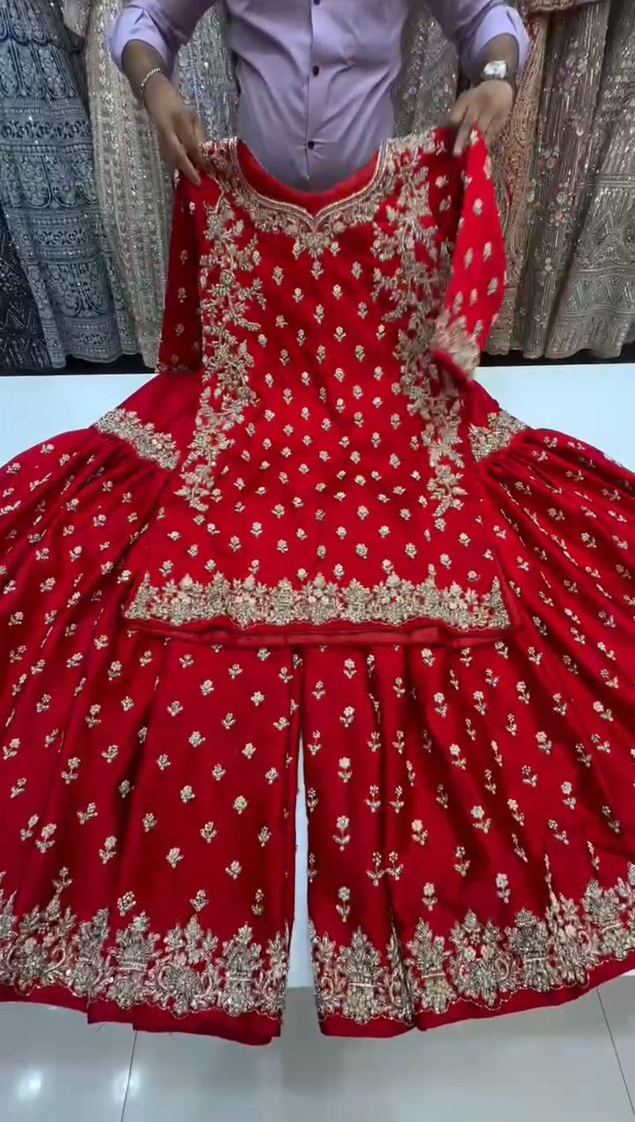 Flame Nivriti Sharara Set