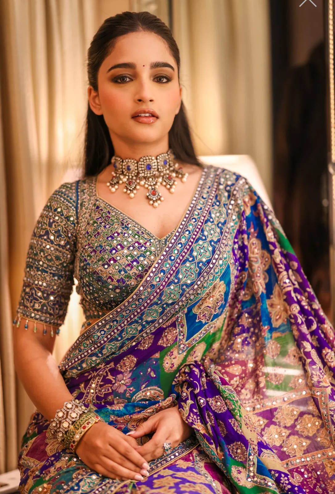 Peacock Parade Saree