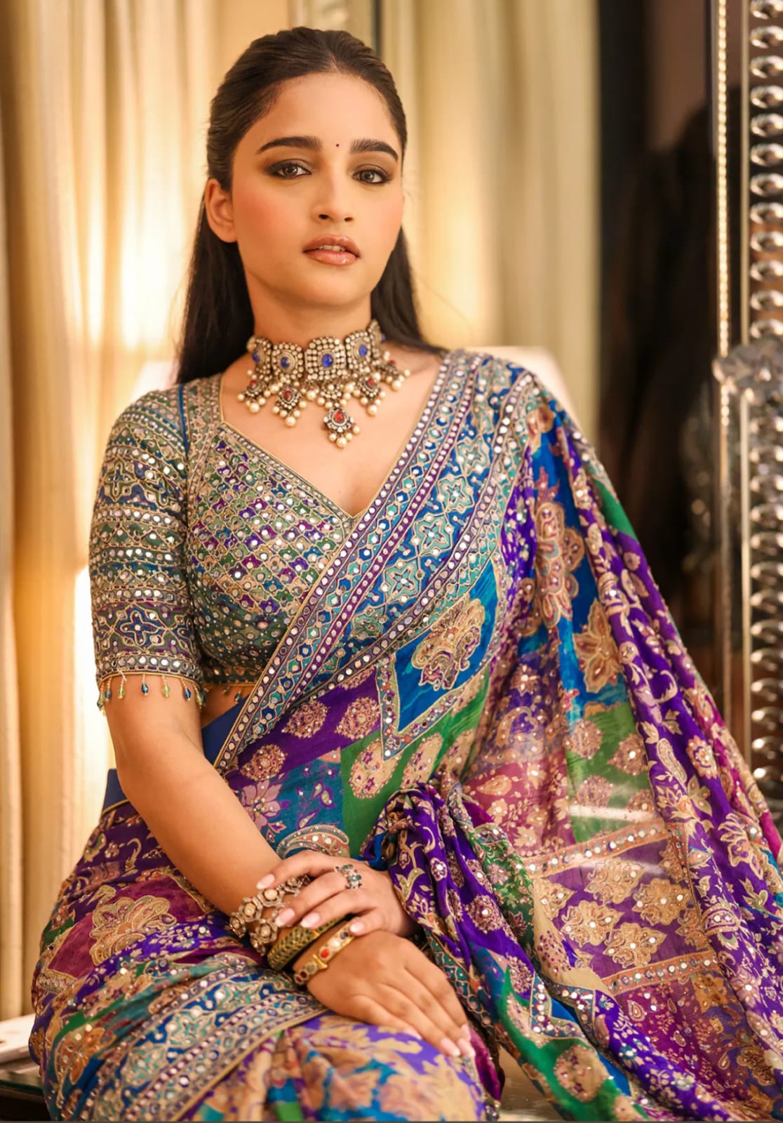Peacock Parade Saree