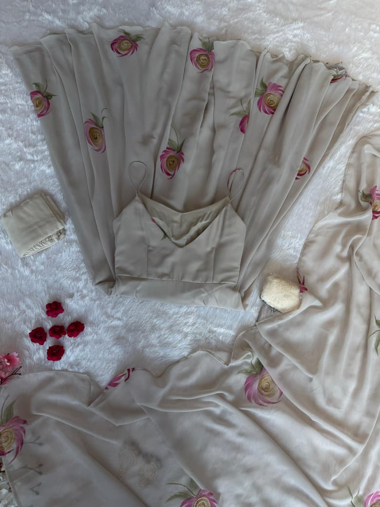 Rosette Glow Anarkali Set