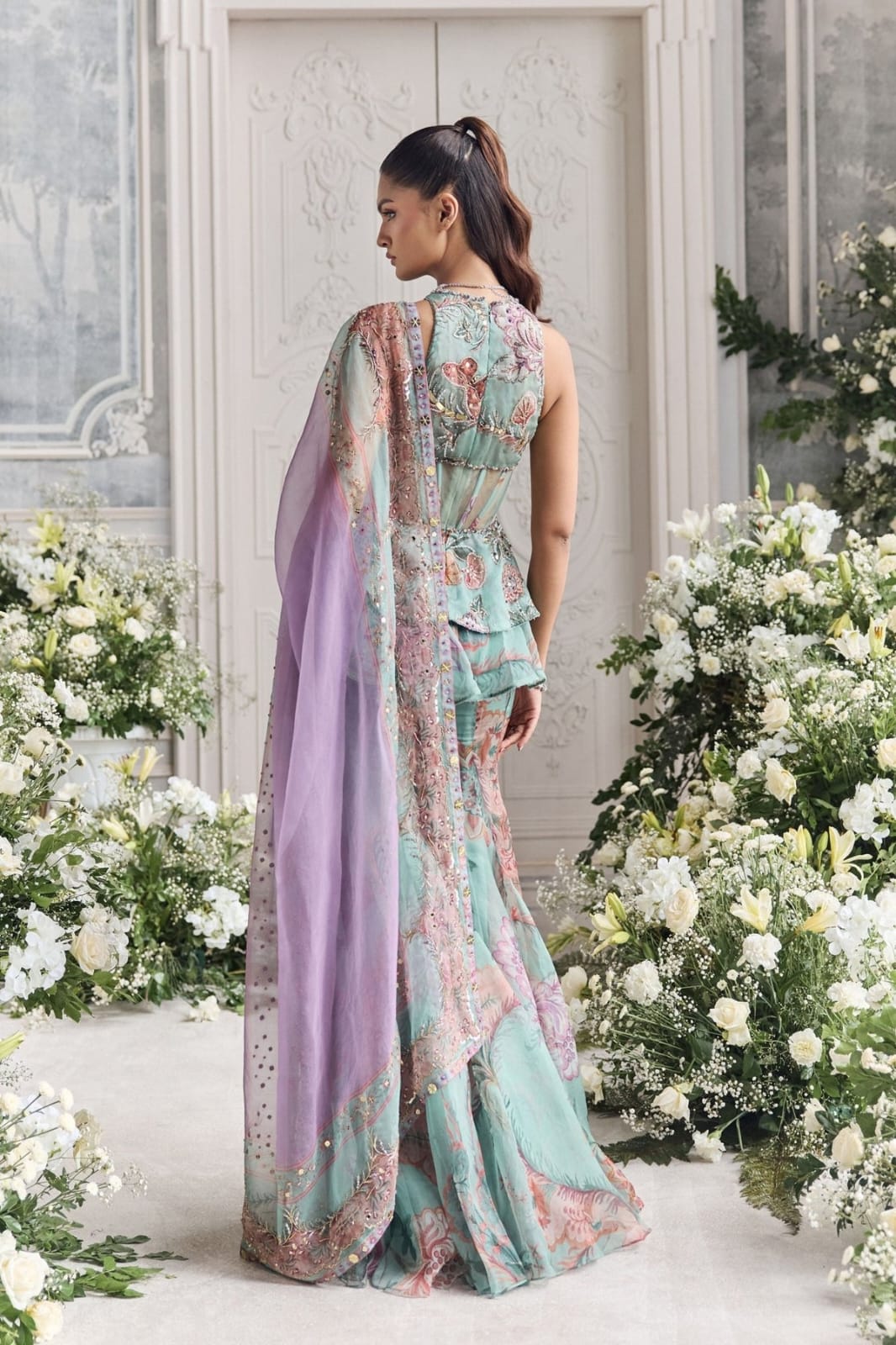 Sutr & Style Sharara Set