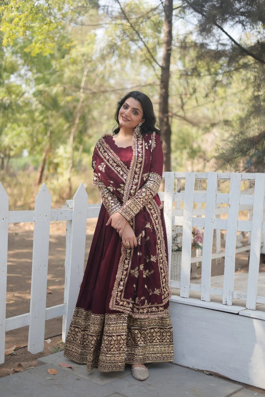 Manyata Premium Gown With Dupatta