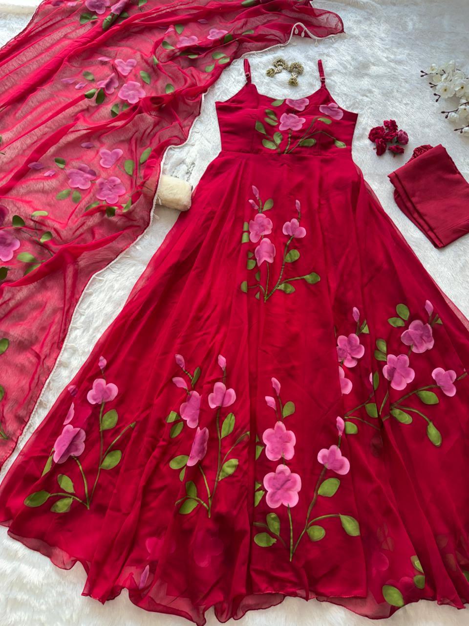 Aabshar Dream Anarkali Set (TOP QUALITY)
