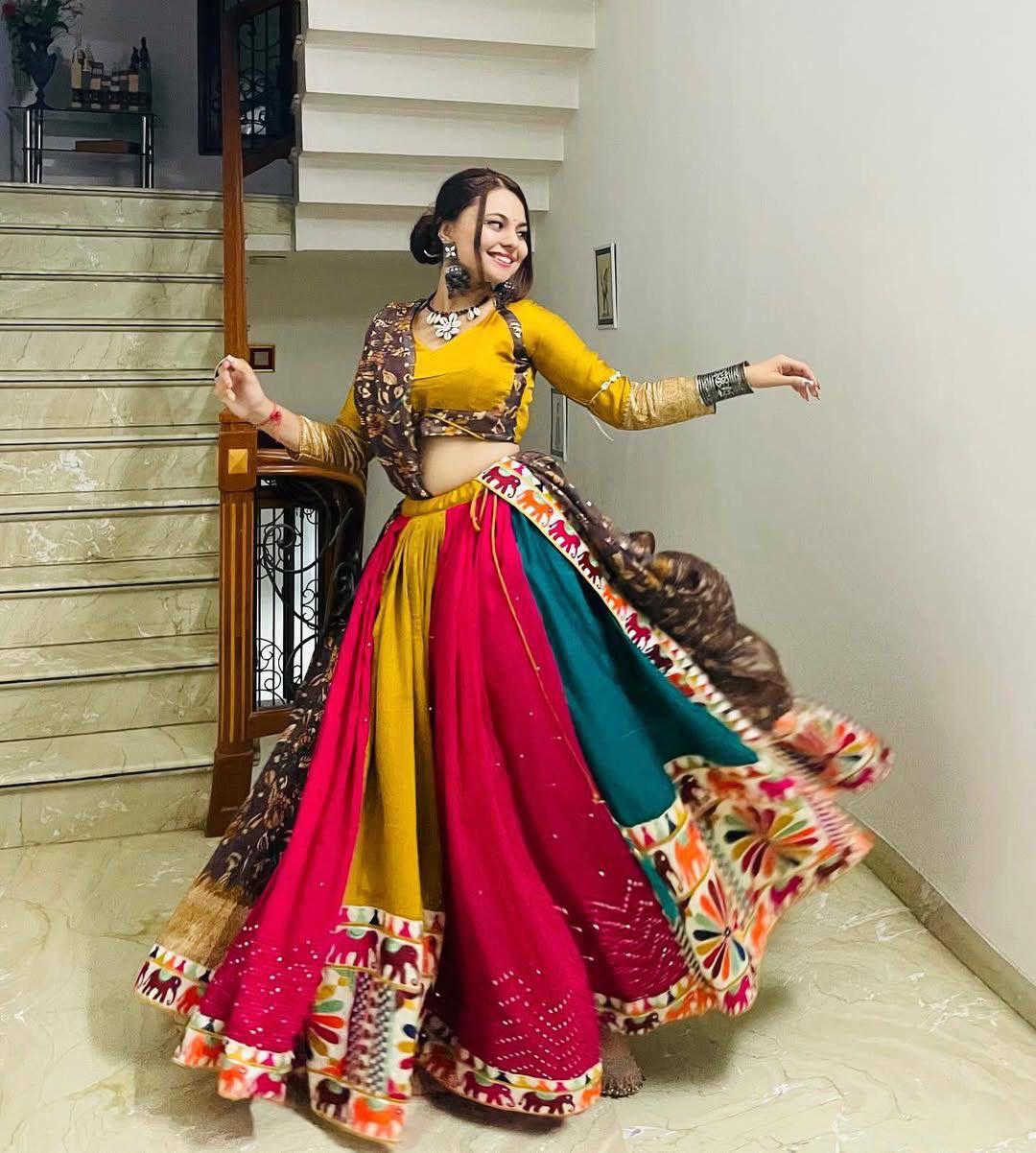 Mrunal Majesty Navratri Lehenga Choli