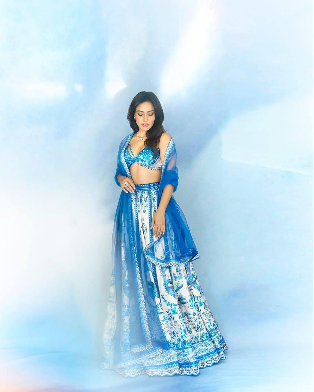 Ethereal Sky Lehenga choli