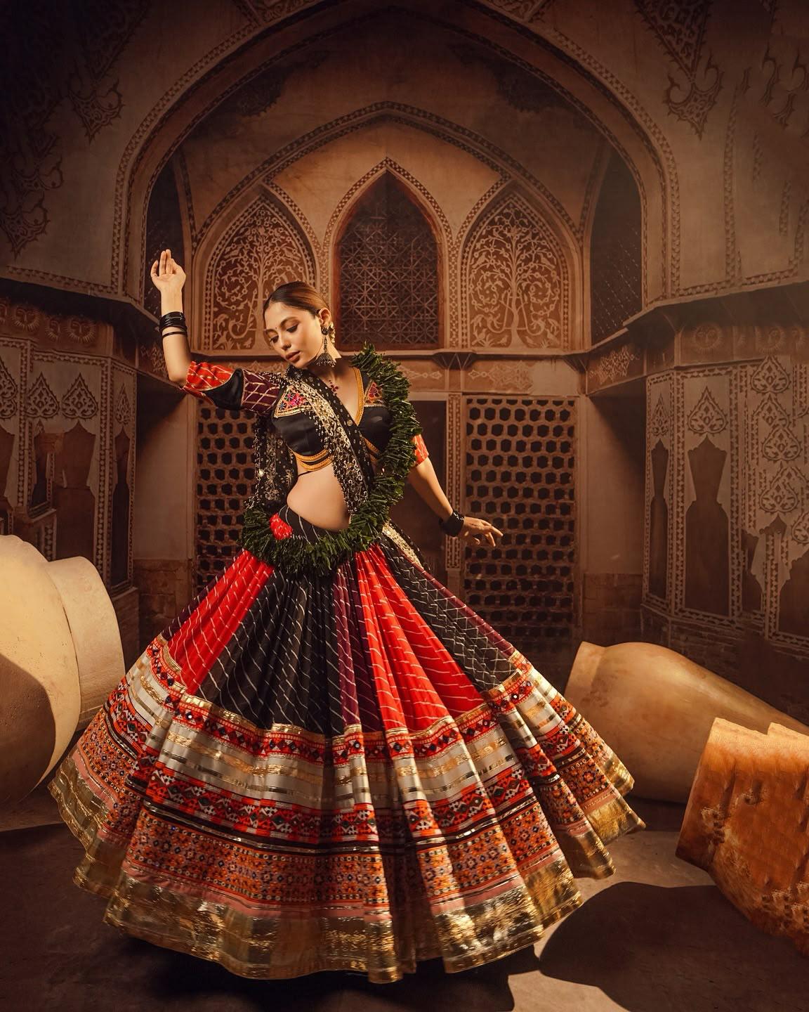 Aroshini Attire Navratri Lehenga Choli