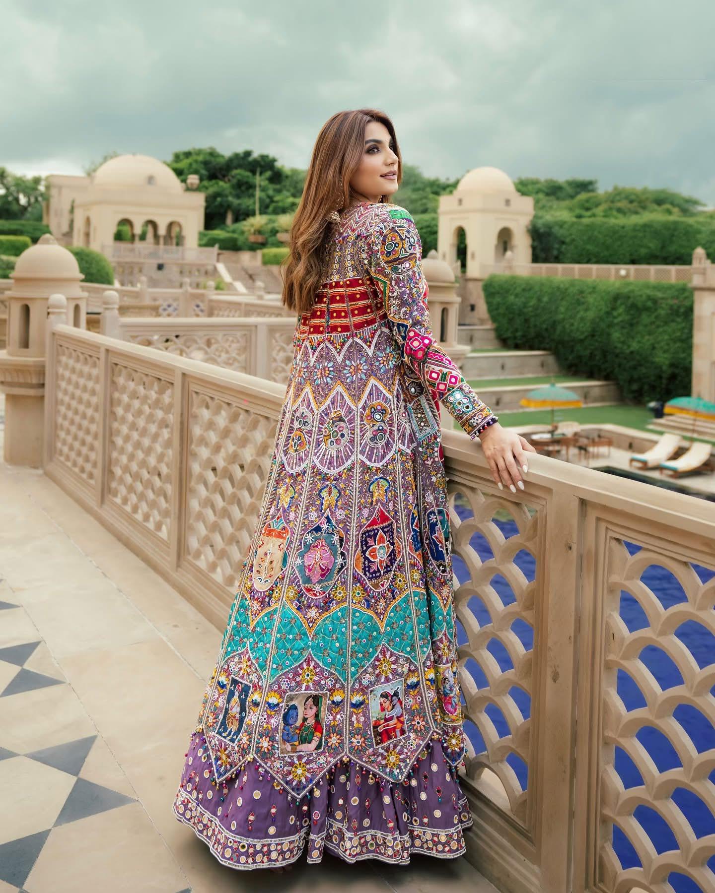 Morika Purple Glow Navratri Lehenga Choli