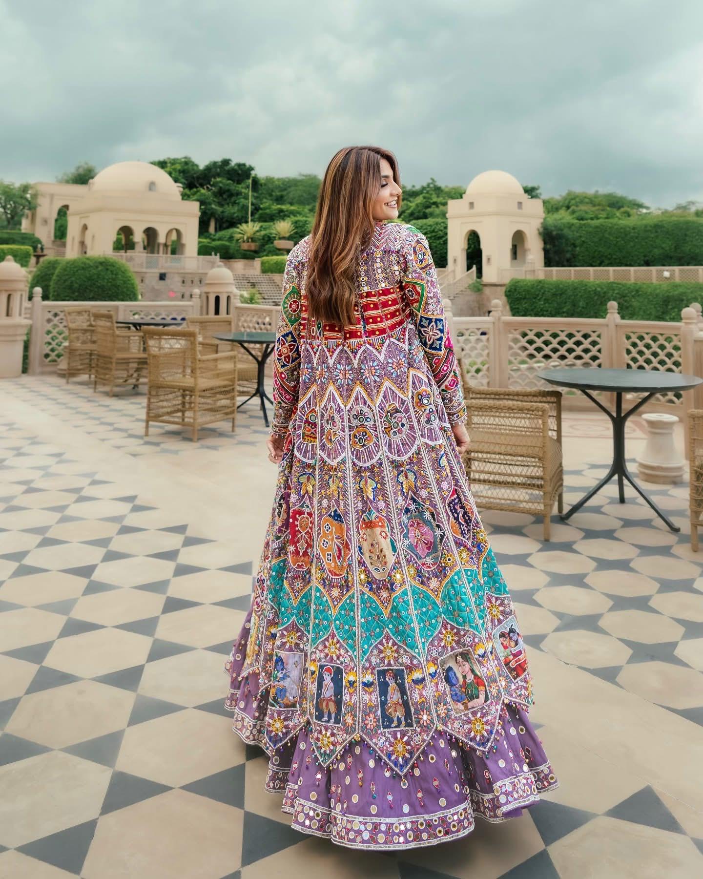 Morika Purple Glow Navratri Lehenga Choli