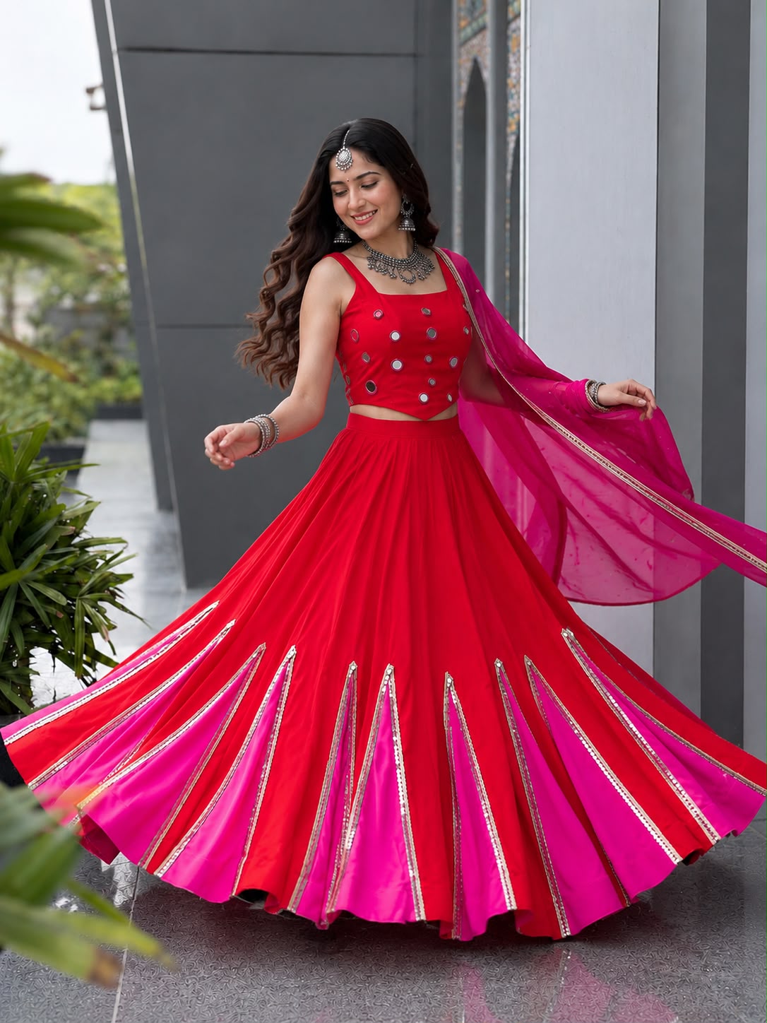 Navika Gulnaar Navratri Lehenga Choli