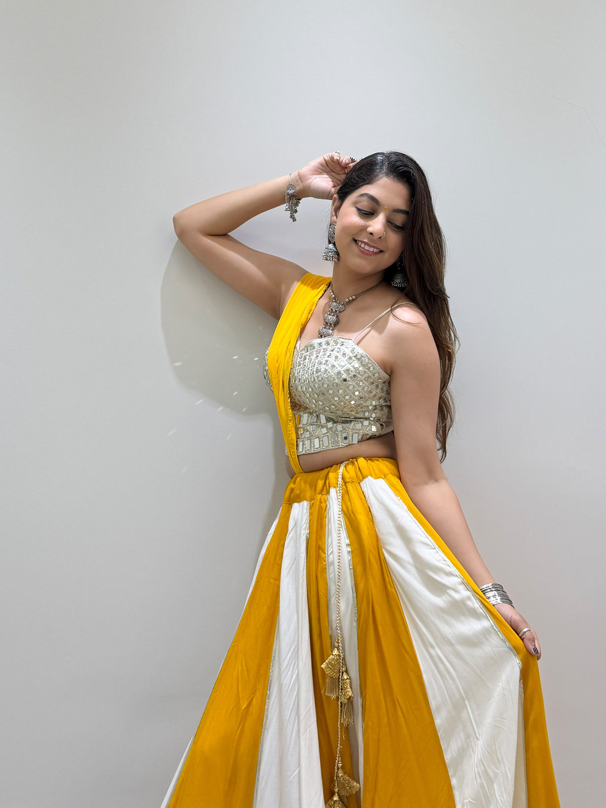 Dholira Rangtara Navratri Lehenga Choli