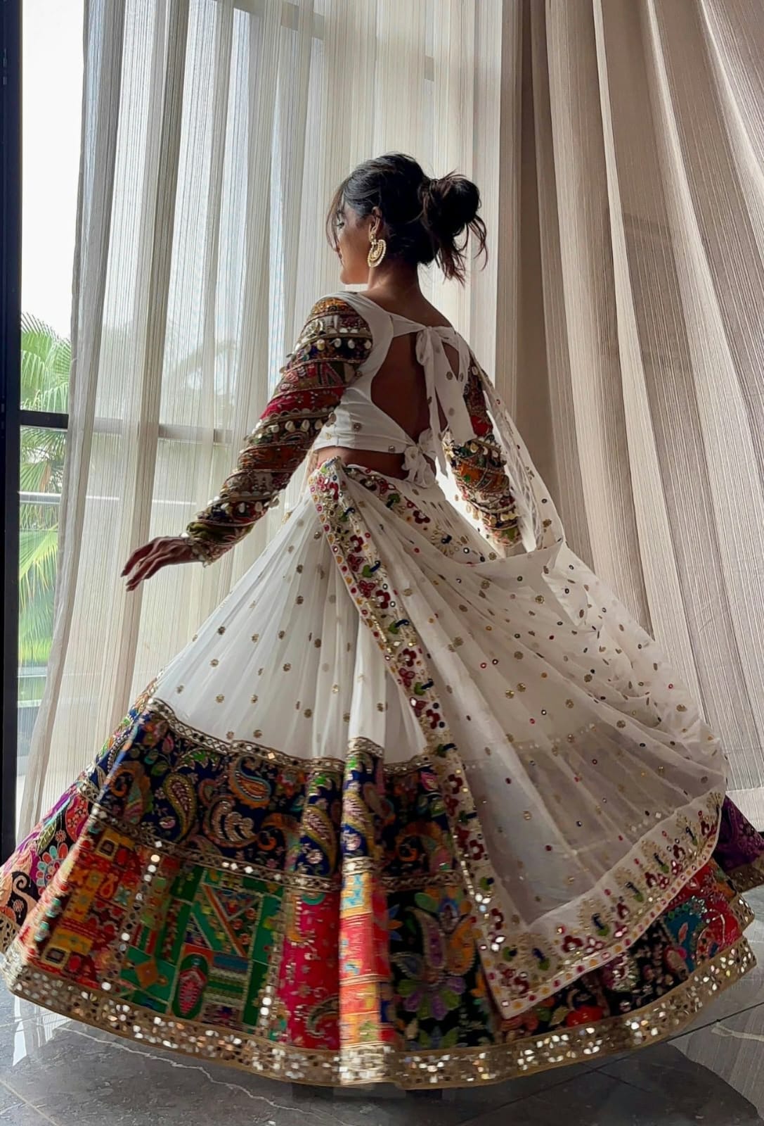 Raasini Gulmohar Navratri Lehenga Choli
