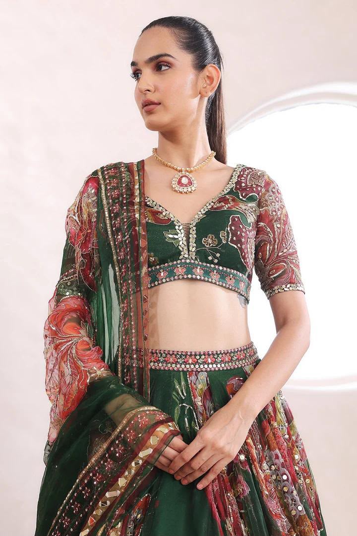 Morpankh Rang Lehenga Choli