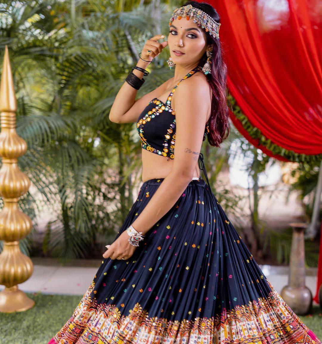 Sangini Traditional Mirror Work Lehenga