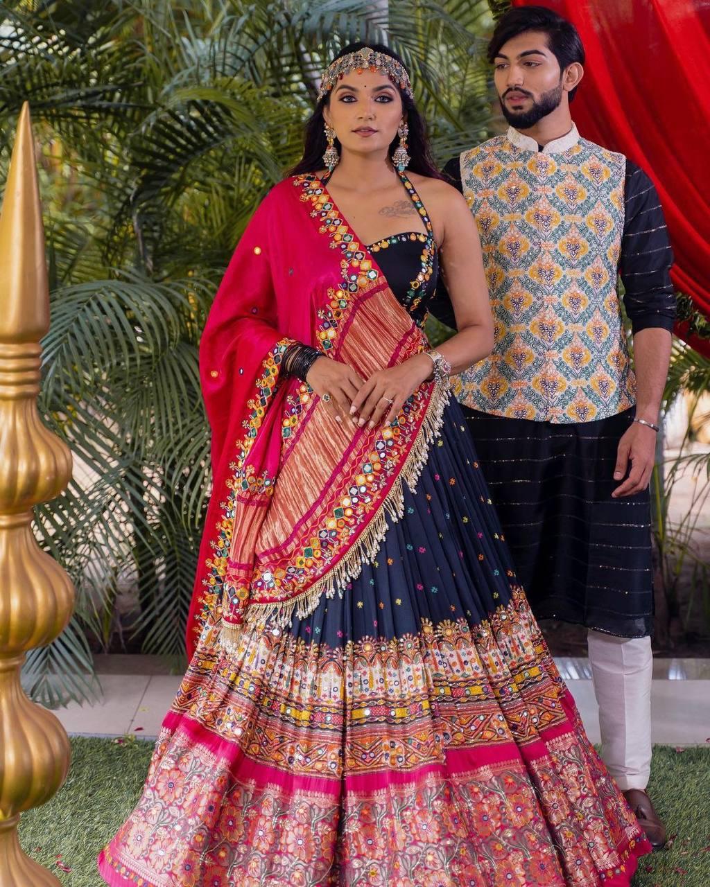 Sangini Traditional Mirror Work Lehenga