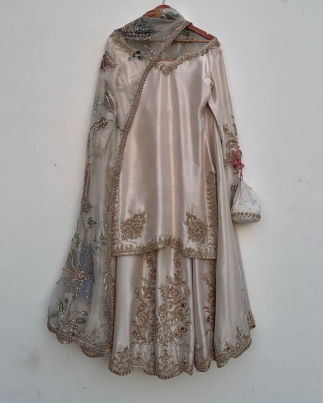 Ivory Elegance Sharara