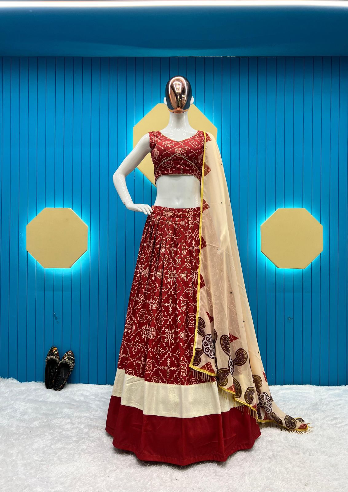 Nayan Designer Lehenga With Store Images